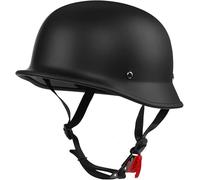 Casco De Motocicleta Vintage Homologado para Scooter De Calle para Hombre Y Mujer, Medio Casco ECE. C,55-60CM