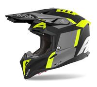 Casco de motocross Airoh Aviator 3 Glory amarillo mate XS