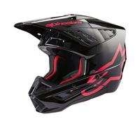 Casco de motocross Alpinestars S-M5 Corp negro y rosa M