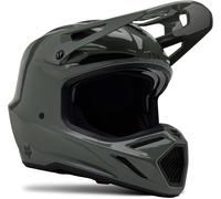 FOX V3 RS Carbon Solid MIPS Casco de motocross, gris, tamaño L para Hombres