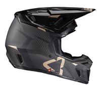 Casco de motocross Leatt 9.5 Carbon con gafas incluidas M Negro 1025100102