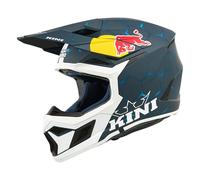 Kini Red Bull MX3 1.0 Casco de motocross, blanco-turquesa-azul, tamaño S para Hombres