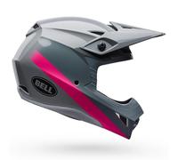 Casco De Motocross Para Jóvenes Bell MX-10 MIPS - GRIS AVIADOR / ROSA