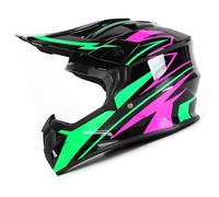 Casco de motocross para niños, juventud, certificado ECE22.06, casco integral fullface MTB para downhill, para niños y niñas, quad, bicicletas BMX, ATV, offroad, DH (L)