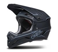 O'NEAL | Casco de bicicleta de montaña | MTB Downhill | Aberturas de ventilación para flujo de aire y refrigeración, carcasa exterior de ABS | Casco Backflip Solid | Adulto | Negro | Talla M