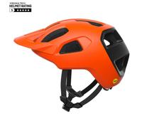 POC Cularis Fluorescent Orange Matt/Uranium Black Matt Casco de ciclismo S