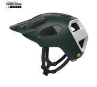 Casco de MTB POC Cularis (Verde Pargasite Mate/Blanco Hidrógeno Mate)