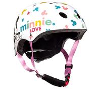 Seven Polska Minnie Mouse Casco de Skater, Niñas, Blanco, Medium