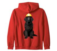 Casco de perro perdiguero con revestimiento rizado, color amarillo Sudadera con Capucha