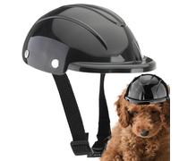 Casco De Perros - Ropa De Cabeza De Mascotas A Prueba De Viento | Sombrero Duro con Cinturón Ajustable para Mascotas Pequeñas | Equipo De Protección Liviano para Ciclismo, Scooting, Senderismo,