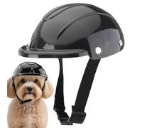 Casco De Perros - Ropa De Cabeza De Mascotas A Prueba De Viento | Sombrero Duro con Cinturón Ajustable para Mascotas Pequeñas | Equipo De Protección Liviano para Ciclismo, Scooting, Senderismo,