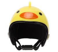Casco de Pollo Casco para Mascotas Accesorios Divertidos para Mascotas Banda elástica Ajustable para Pollos pequeños Pájaros Patos Fiestas navideñas de Halloween Cosplay Concursos (Pato Amarillo)