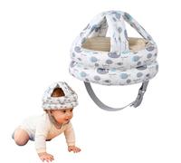 Casco de primeros pasos para bebés de 6 a 36 meses, anticaídas, transpirable y seguro (blanco)