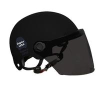 Casco de protección para hombre, casco de protección | Casco de moto de media cara, casco de cabeza abierta, gorra vintage para el sol, media cara, sombreros de bicicleta para ciclismo, equitación