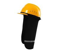 Casco de protección solar, protección solar cómoda para el cuello para diferentes tamaños de cabeza con tiras reflectantes para casco de seguridad, cubierta solar reflectante
