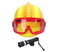 Casco de Rescate con Luz Integrada para Accidentes de Tráfico y Trabajo al Aire Libre Casco de Seguridad Industrial Amarillo Resistente y Visible
