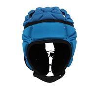Casco de Rugby Protector de Cabeza Adulto Niño - Esponja Antigolpes para Fútbol, Lacrosse, Monopatín, Scrum- Azul