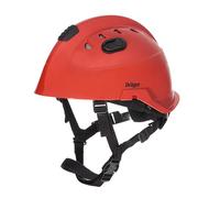 Casco de Seguridad Ajustable Dräger HPS 3500 Basic Rojo para Obras, minería, Bomberos y Operaciones de Emergencia.