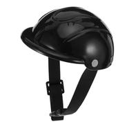 Casco de Seguridad Ajustable Negro Correa de Barbilla Resistente | Protección contra Viento y Polvo, Diseño Biker Moderno, Material Plástico Superficie Lisa, Adecuado para Salidas en Bicicleta