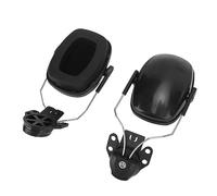 Casco de Seguridad con Orejeras Acoplables, Diseño de Bloque para Petróleo y Gas, Silvicultura, Minería, Sitio de Construcción, Material ABS