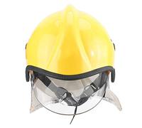 Casco de Seguridad contra Incendios,260 Casco Aislante Resistente Buena transmisión de luz de la Lente Borde Anti cortante Adecuado para construcción/Fuego/Deportes al Aire Libre