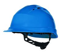 Casco de seguridad Delta Plus ventilado Azul