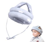 Casco de Seguridad para bebé, 360 ° Anticolision Baby Casco, Protector Cabeza Bebe, Casco Bebe Golpes, Cabeza Ajustable Casco, para Bebés Niños Niñas Que Aprenden a Caminar, Gris