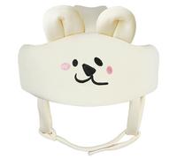 Casco de seguridad para bebé, casco de bebé transpirable para caminar gateando, protector de cabeza ajustable anticolisión de dibujos animados para niños pequeños