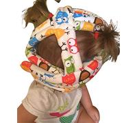 Casco de seguridad para bebé, cómodo ajustable gorra protectora, amortiguadora anticolisión para bebés de 6 meses a 6 años de edad bebé para aprender a gatear caminar y jugar (beige Woodpecker)