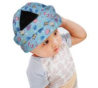 Casco de seguridad para bebé, cómodo ajustable gorra protectora, amortiguadora anticolisión para bebés de 6 meses a 6 años de edad bebé para aprender a gatear caminar y jugar (caramelo azul)