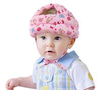 Casco de seguridad para bebé, cómodo ajustable gorra protectora, amortiguadora anticolisión para bebés de 6 meses a 6 años de edad bebé para aprender a gatear caminar y jugar (caramelo rosa)