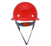 Casco de Seguridad para Construcción y Trabajo Eléctrico, Abs Rojo | Resistente a Impactos y Aislamiento Eléctrico, Diseño Transpirable, para Obra y Electricidad, Hombres