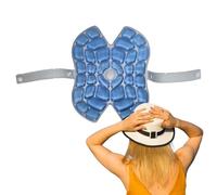 Casco de seguridad Revestimiento Interior Refrigeración,Helado Gel Casco Embutición | Forro Interior Reutilizable Con Gel Estera Refrigerante Para Deporte Al Aire Libre Equitación Mujeres Hombres
