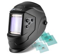 Casco de Soldadura automático LY800H - 4 sensores, Campo de visión Extra Grande 100×93 mm Completamente Ajustable para Todas Las Aplicaciones protección DIN 4/5-9/9-13