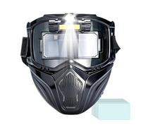 Casco de Soldadura Autooscurecedor Visera 3 Iluminaciones Ajustables para