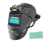 Casco de soldadura con oscurecimiento automático, protección facial con atenuación automática, casco de soldadura ajustable, para talleres industriales, fábricas, exteriores, granja, hogar, automoción