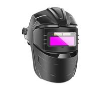 Casco de soldadura con oscurecimiento automático, protector facial antirreflejos, pantalla ancha, antivaho, casco ajustable para construcción, reparación de automóviles, carpintería metálica y