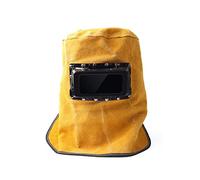 Casco de soldadura cuero Filtro filtro automático la carcasa casco protector(Normal lens)