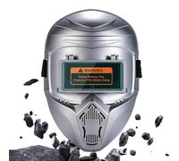 Casco de soldadura de oscurecimiento automático, casco de oscurecimiento automático, antideslumbrante, transpirable, cubierta facial de soldadura, para cortar soldadura, peligro respiratorio, hogar