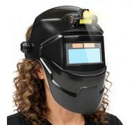 Casco de soldadura de oscurecimiento automático, máscara de soldador con luz, campanas de soldadura resistentes al calor, para seguridad, construcción industrial, hombre, taller en casa