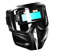Casco de soldadura de oscurecimiento automático,Protección facial automática para soldador - Cascos de soldadura industriales - para Astillero Garaje Mecánicos Fábrica Taller Exterior