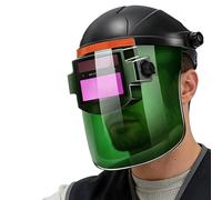 Casco de soldadura de oscurecimiento automático, protector facial robótico, escudo de molienda solar para encendido de , protector automático con amplia perspectiva, casco de seguridad, capucha de