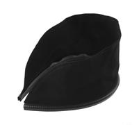 Casco de soldadura de piel y algodón, ignífugo y resistente al calor, con junta de silicona para proteger el cuello de forma segura contra chispas y salpicaduras, montaje sin herramientas para