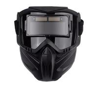Casco De Soldadura Oscuro Automático - Máscara De Protección De Soldadura | Máscara Retardante De Soldadura Desmontable, Escudo Anti-Buas De Calor Cobertura Completa De La Producción De Metales De