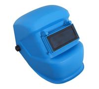 Casco de Soldadura Tipo Francés Azul, Ajuste Fácil, Cobertura Facial | Pantalla de PC, Uso Cómodo Prolongado, y Taller de Metal, Diseño Profesional y Portátil