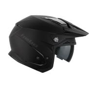 Casco de Trial Hebo Zone 5 Monocolor Negro MateL Negro Mate
