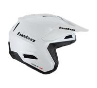 §Casco de Trial Hebo Zone Pro Monocolor Blanco§
