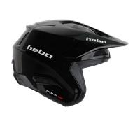 §Casco de Trial Hebo Zone Monocolor Negro§