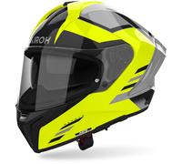 Airoh Matryx Thron Casco, gris-amarillo, tamaño XL para Hombres