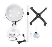 Casco de vapor de cuidado capilar, vaporizador de peluquería con base de rodillo, ajustable en altura, utilizado en peluquerías, institutos de belleza, cuidado doméstico, 80 - 125 cm